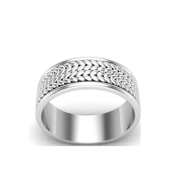 Bague anneau argent Torus